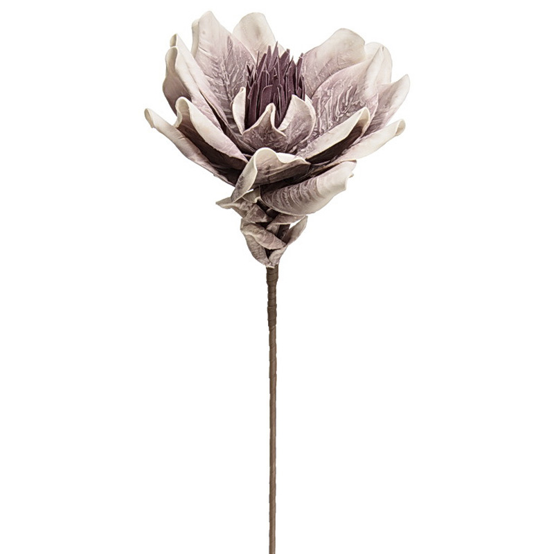 

Декоративный искусственный цветок Лотос фиолетовый