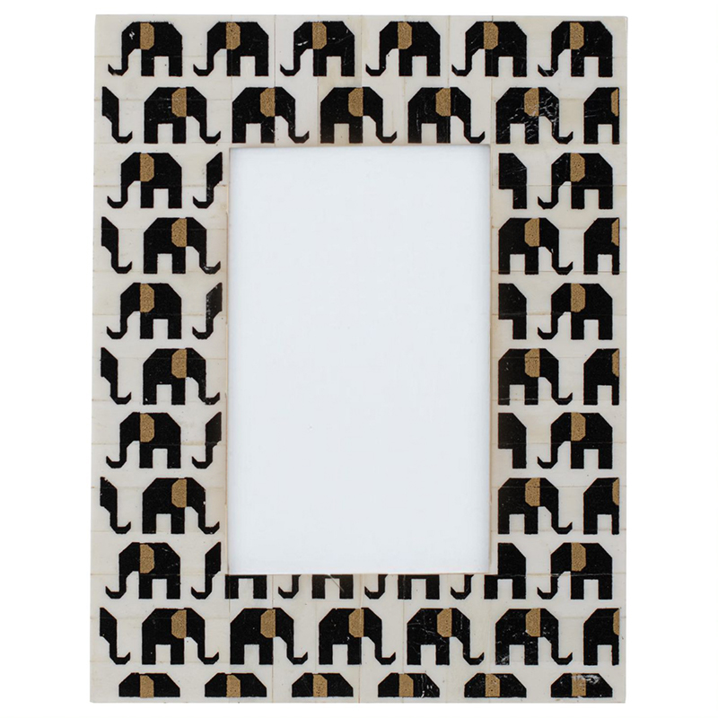   Indian Elephants Bone Inlay photo frame -   | Loft Concept 