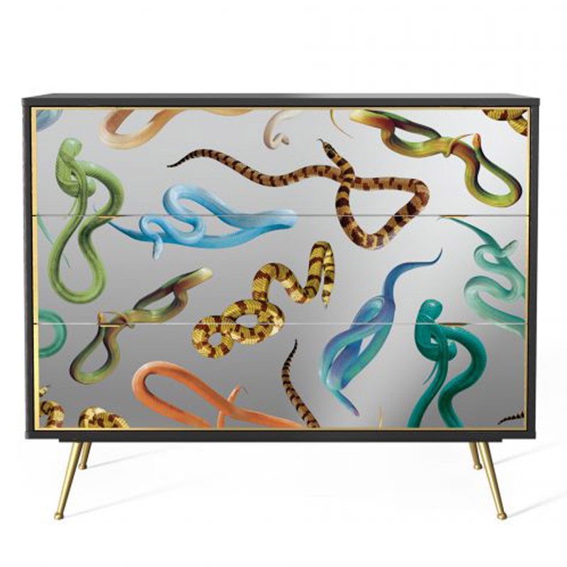  Seletti Chest of Three Drawers Snakes    | Loft Concept 