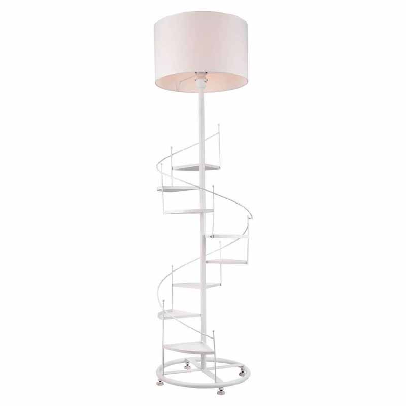  Spiral Staircase Floor Lamp White    | Loft Concept 