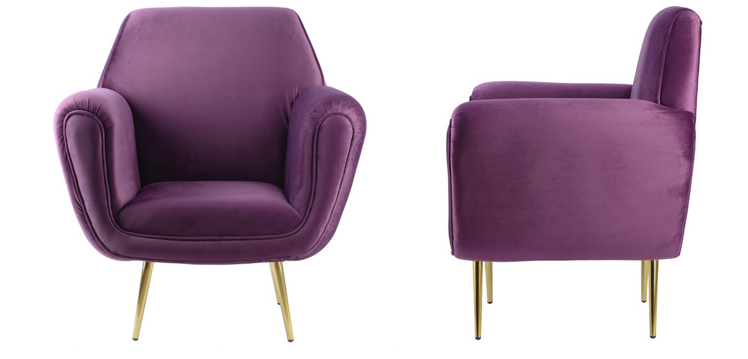 Кресло Lounge Chairs Gigi Radice purple - фото