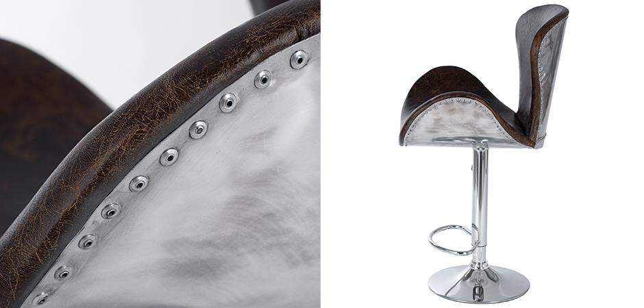 Барный стул Авиатор Spitfire Swan bar stool Aviator Барный стул Авиатор Spitfire Swan bar stool Aviator - Loft-Concept