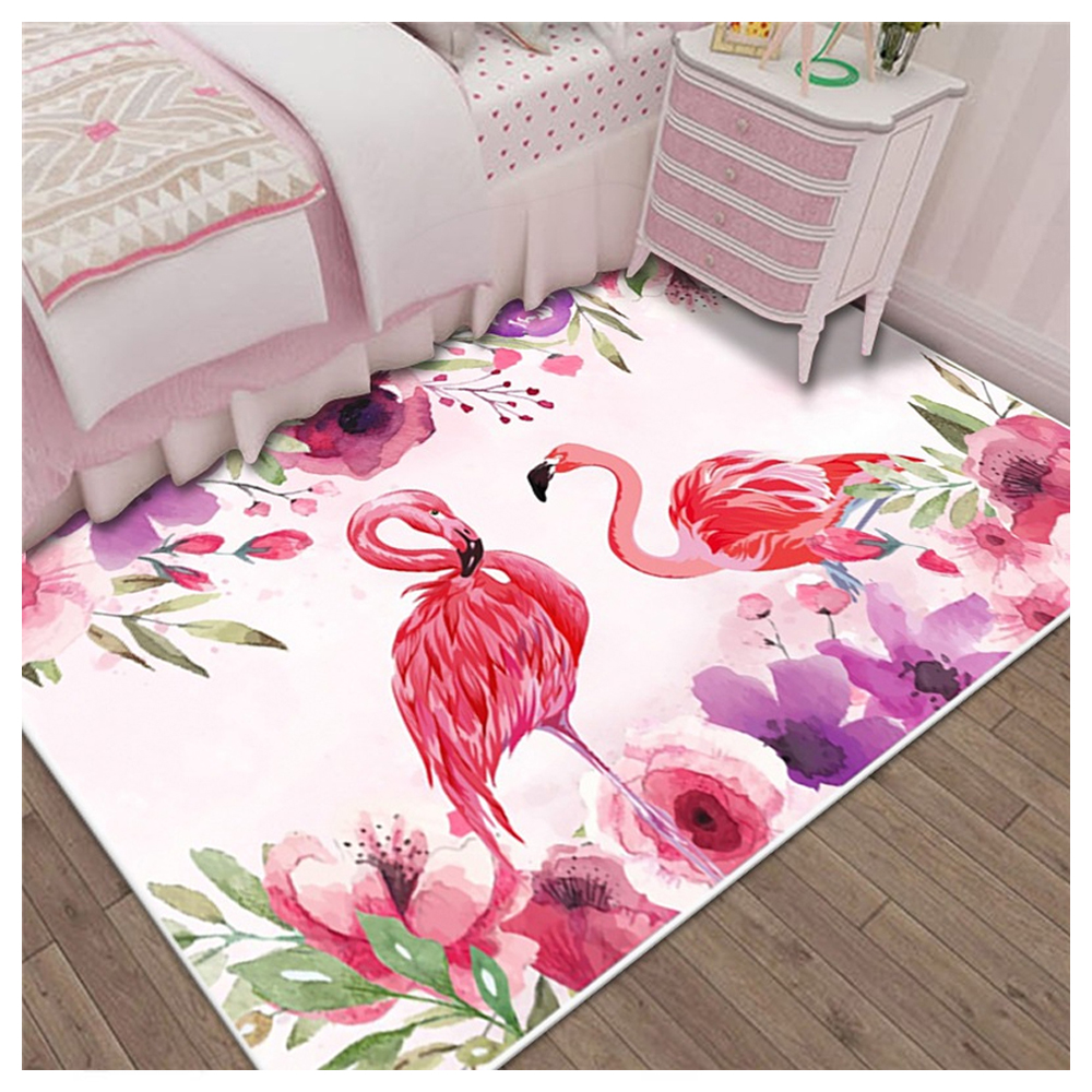 Ковёр с принтом Розовый Фламинго Carpet Two Tropical Flamingos 26300₽