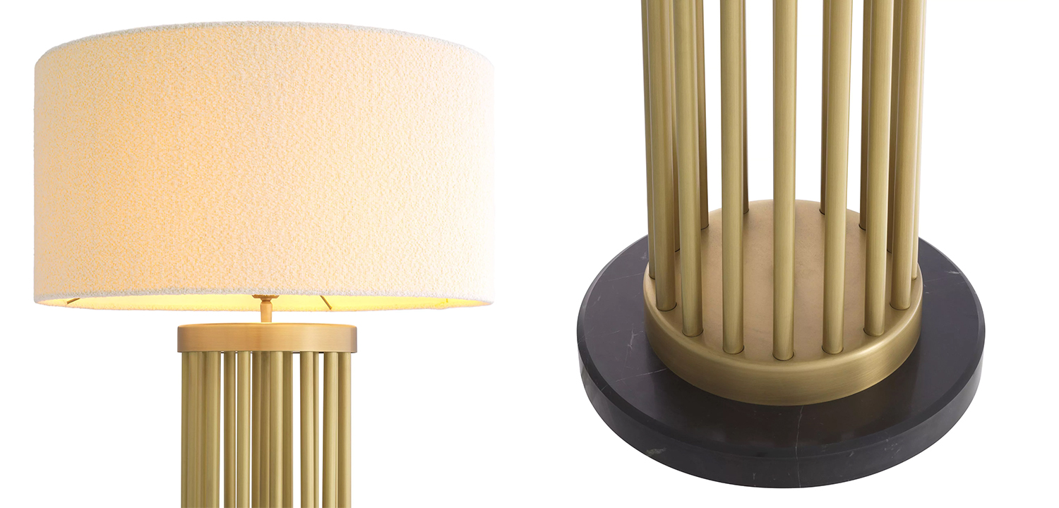 Торшер Eichholtz Floor Lamp Condo Brass - фото