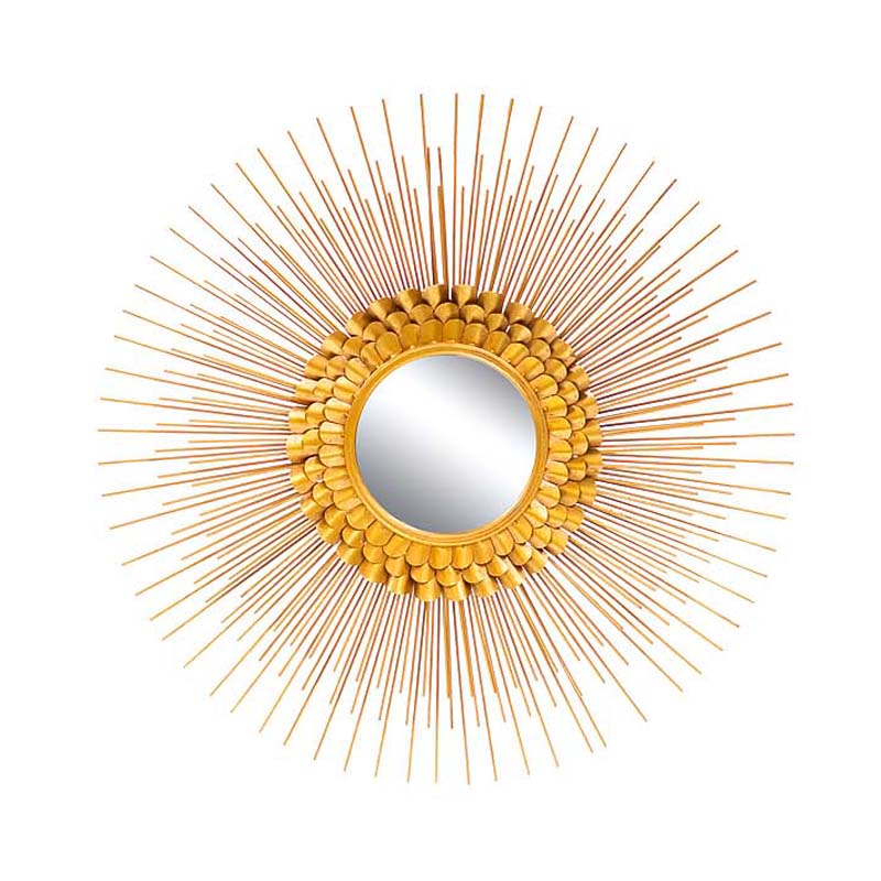 - Golden Petals Mirror Sun    | Loft Concept 