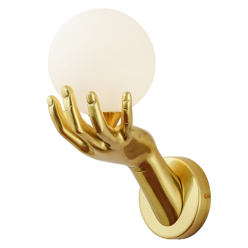     Gold Hand Wall lamp        | Loft Concept 