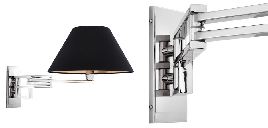 Бра Wall Lamp Lutetia Nickel - Loft-Concept в Москве