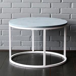 Кофейный стол Joyner Industrial Metal Rust Coffee Table