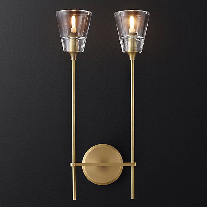  RH Torche De Verre Double wall lamp    | Loft Concept 