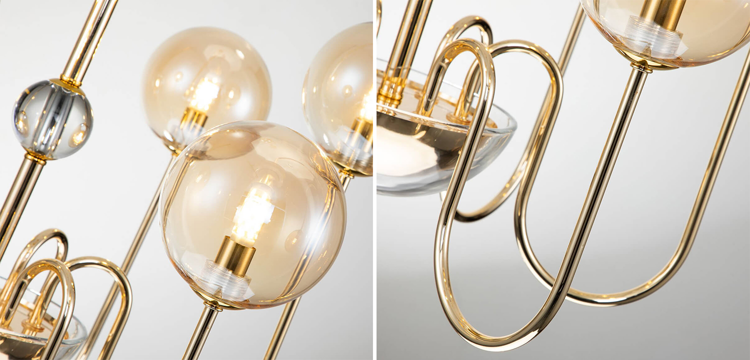 Люстра Sheiry Glass Ball Chandelier 6 - фото №1
