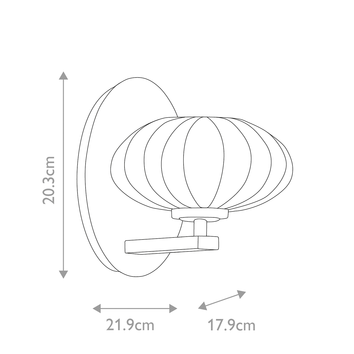  Бра с круглым плафон из матового белого стекла Kichler в Москве