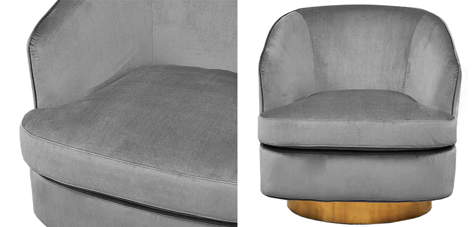 Кресло Stardust Armchair Grey - фото