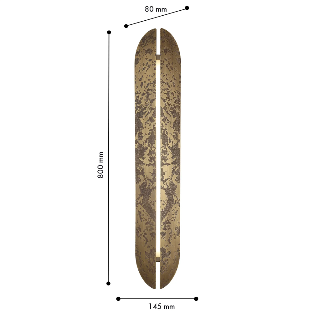 Бра винтажное с имитацией коррозии на медном корпусе Predominant в Москве
