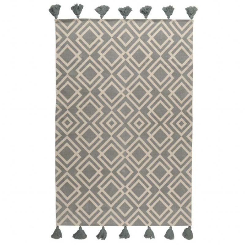  Double Rhombus Carpet grey    | Loft Concept 