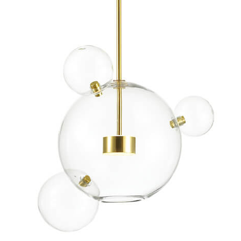  Transparent Bubble Pendant Gold 3      | Loft Concept 