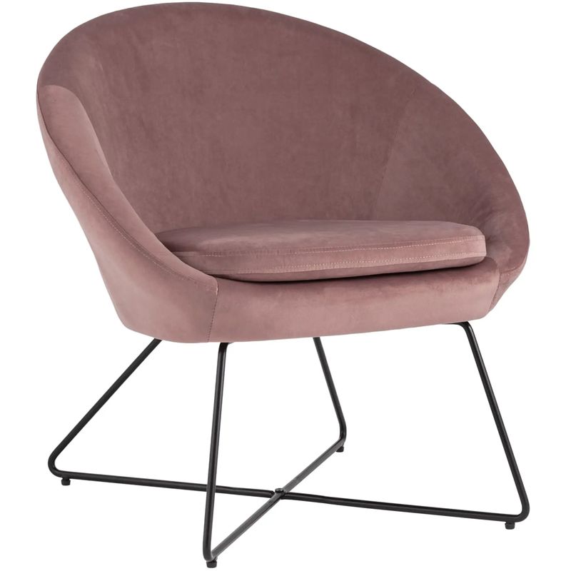 

Кресло Avital пыльно-розовый велюр