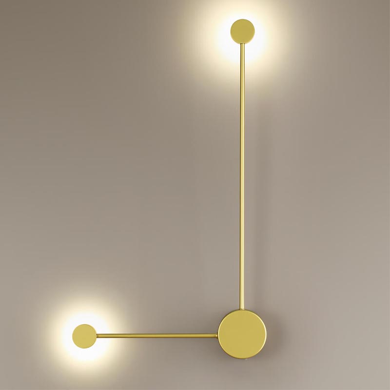  Pin Wall Light Gold Angle    | Loft Concept 