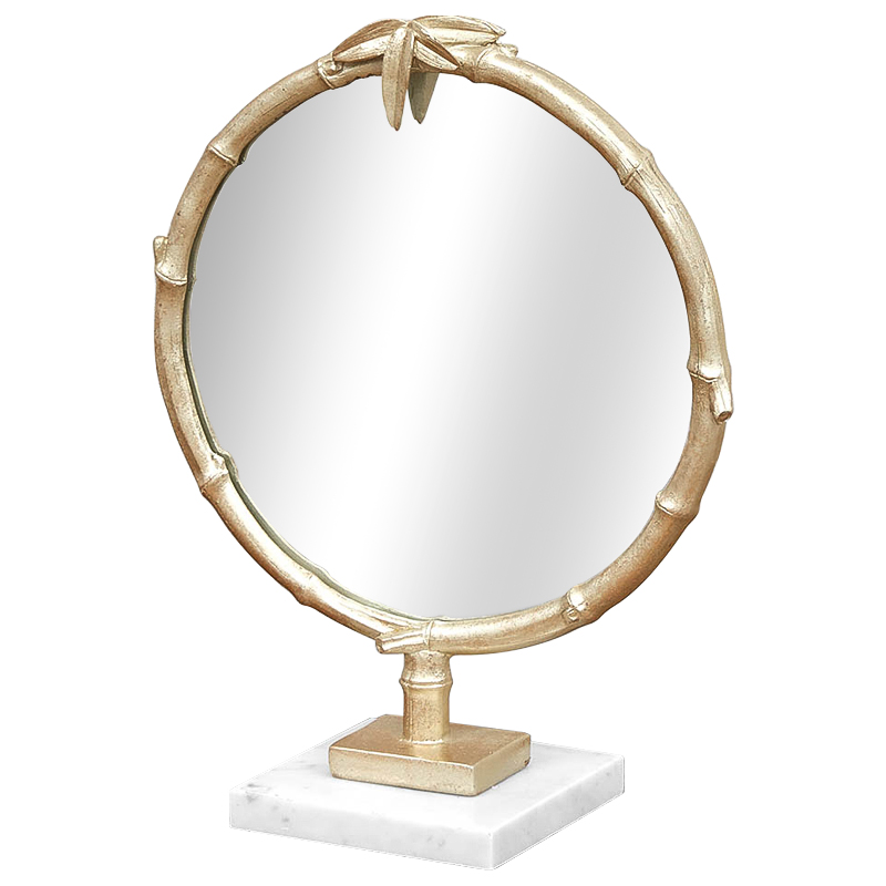   Bamboo Gold Marble Mirror      | Loft Concept 