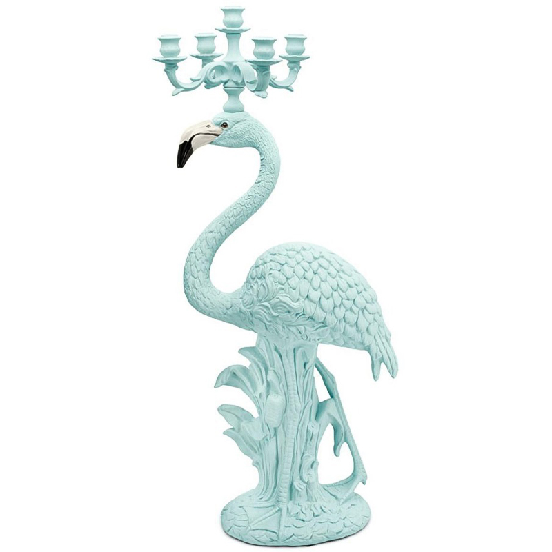  Candleholder Flamingo Bisc. Azure Matt ̆   | Loft Concept 