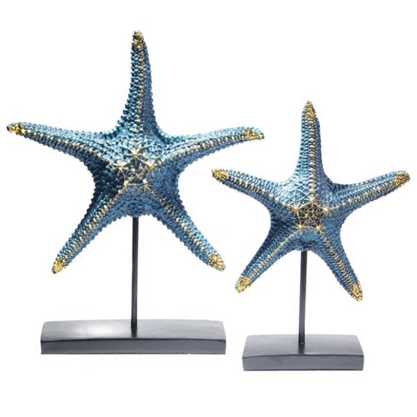

Статуэтки Синие Морские Звезды комплект из 2-х штук