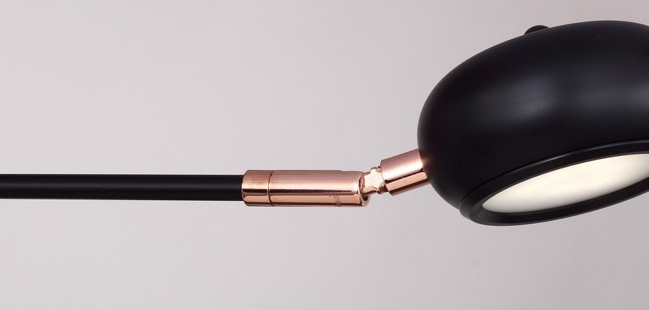 Люстра Curved Stix Chandelier 6 Black - Loft-Concept в Москве