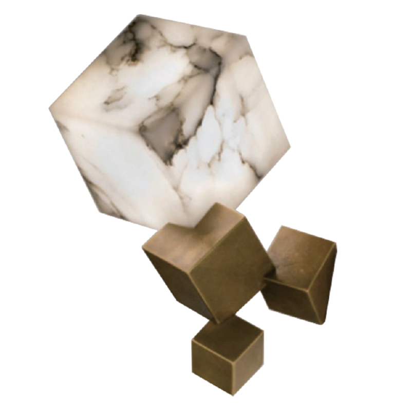 Marble Cube Wall lamp   Bianco    | Loft Concept 