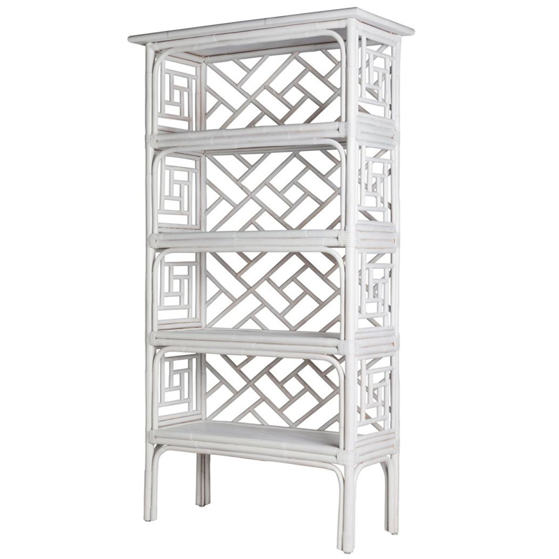   Bamboo Chippendale Etagere White    | Loft Concept 