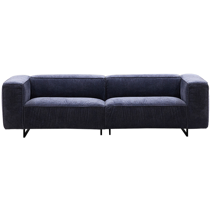  Bastien Soft Dark Blue Sofa -    | Loft Concept 