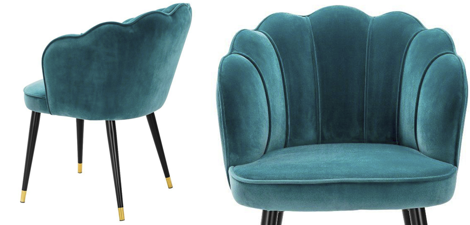 Стул Eichholtz Dining Chair Bristol sea green - фото №1