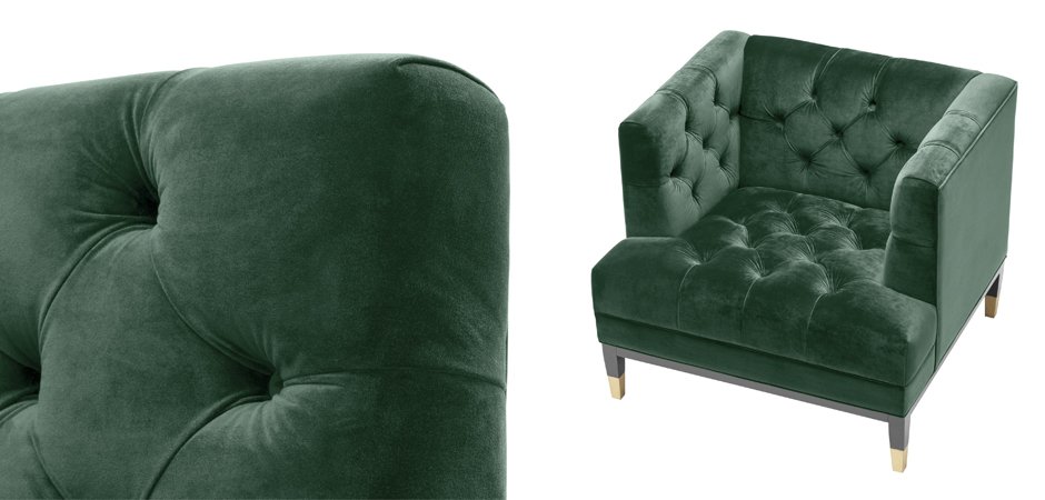 Кресло Eichholtz Chair Castelle Green - фото