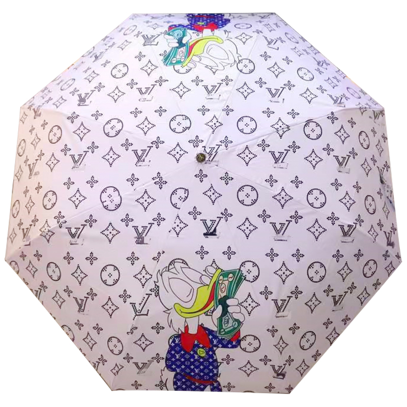 Зонт раскладной LOUIS VUITTON дизайн 011 Белый цвет