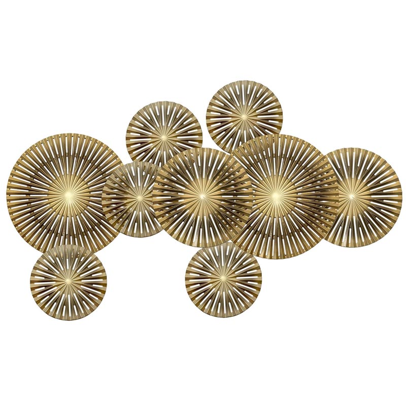 - Apollo Brown and Gold Wall Plaque Disc gap 9     | Loft Concept 
