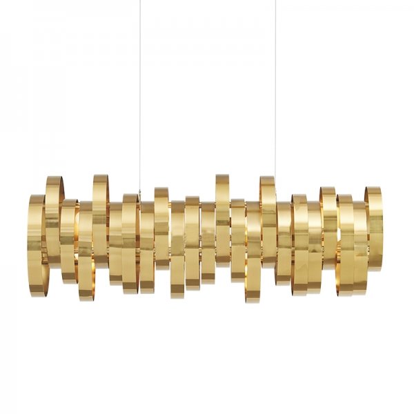  Brass Belts Chandelier    | Loft Concept 