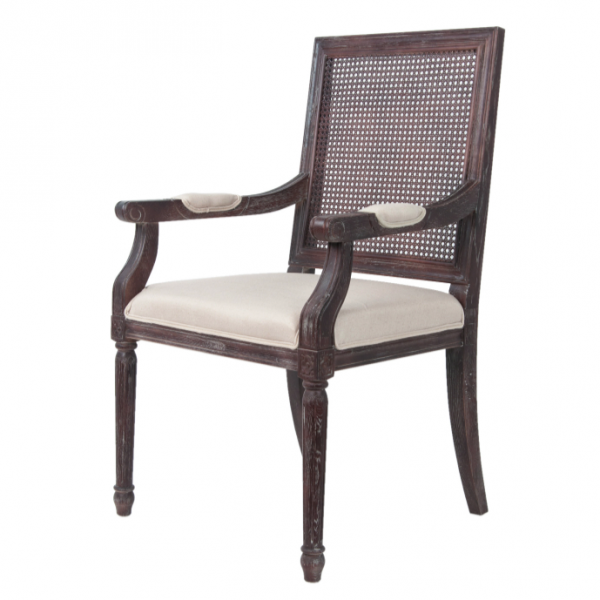  French chairs Provence Garden Brown ArmChair     | Loft Concept 