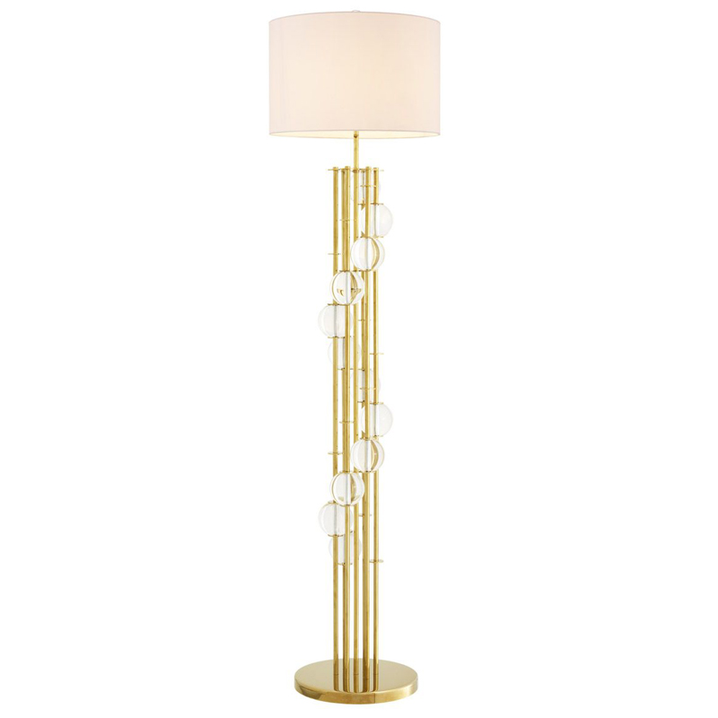 

Торшер Eichholtz Floor Lamp Lorenzo Gold & white