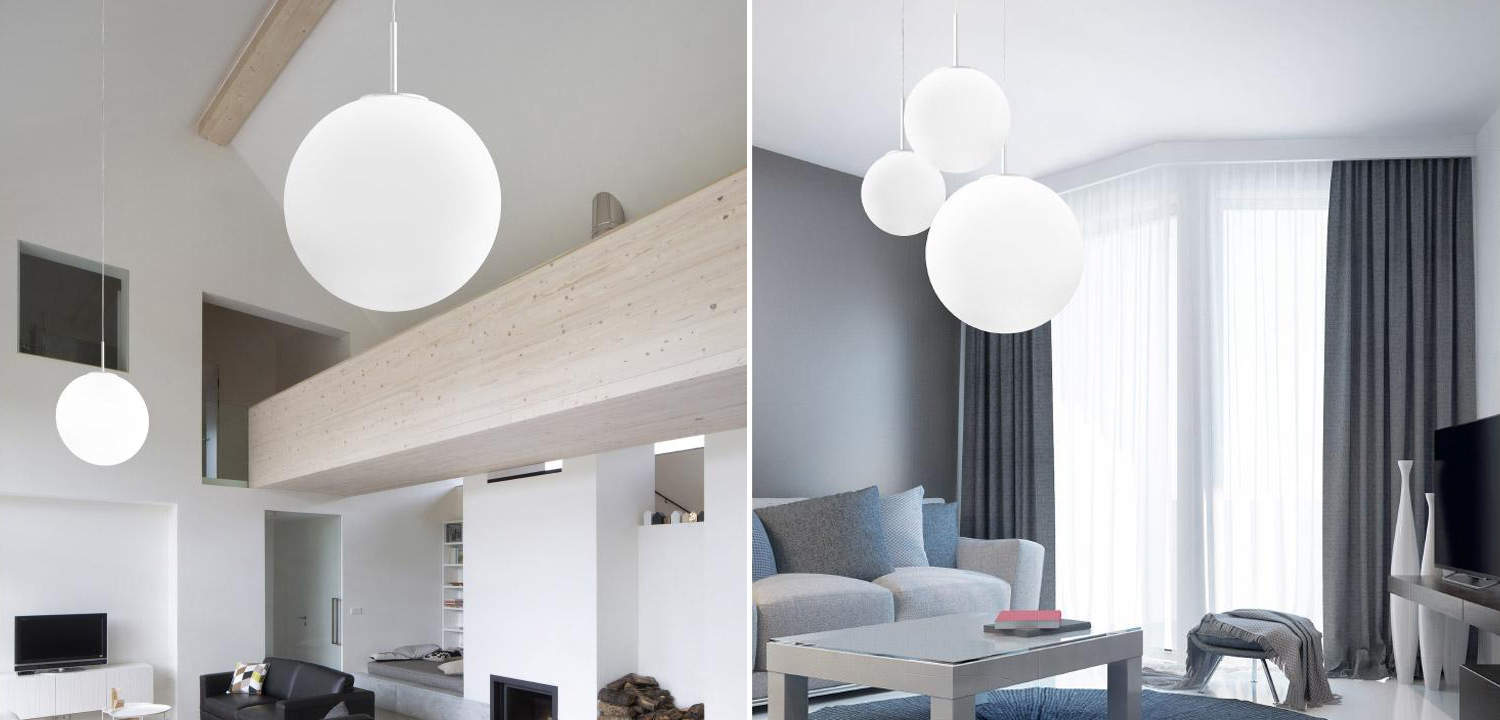 Подвесной светильник Белый Шар Sferis Hanging lamp from Ai Lati по цене ...