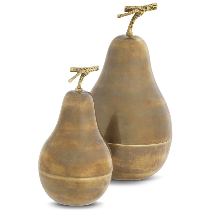   Eichholtz Box Pear Set of 2 brass     | Loft Concept 