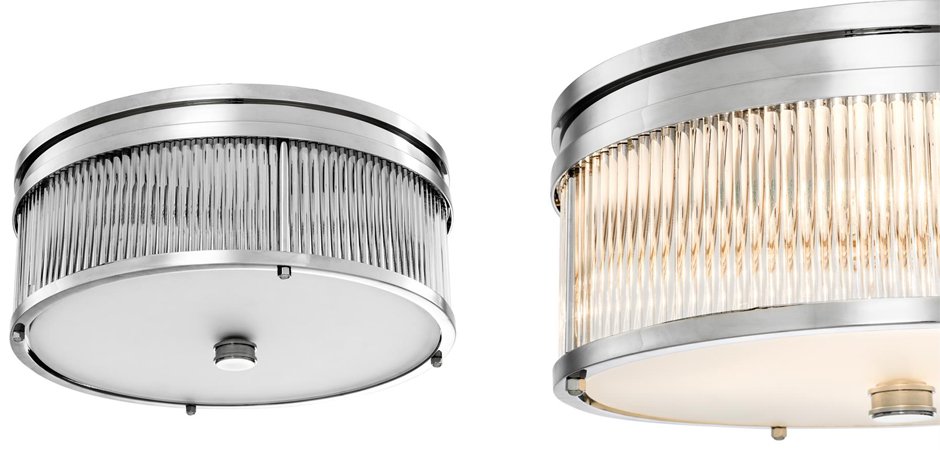 Потолочный светильник Ceiling Lamp Stamford Nickel - Loft-Concept в Москве