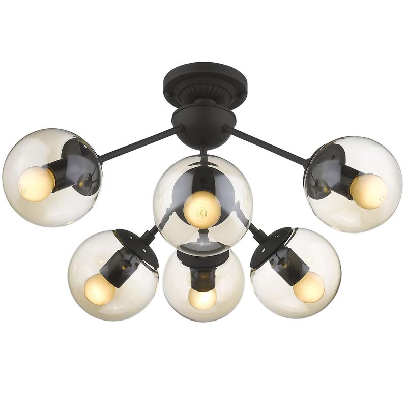   Ceiling Lamp Modo 6 black     | Loft Concept 