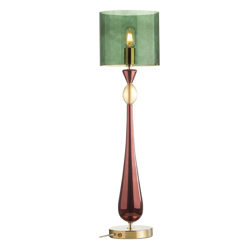   Roser Green Burgundy Table Lamp       | Loft Concept 