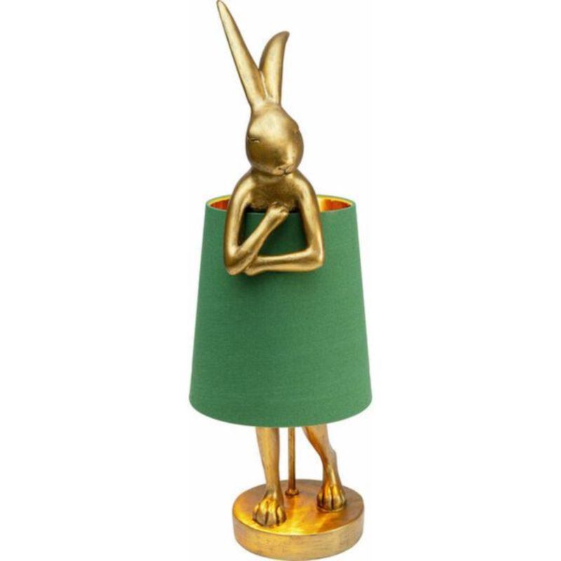   Golden Hare/ green lampshade     | Loft Concept 