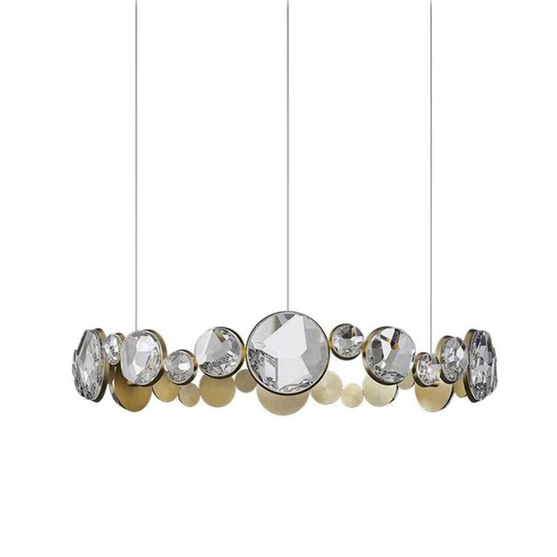  RING horizontal chandelier with crystals     | Loft Concept 