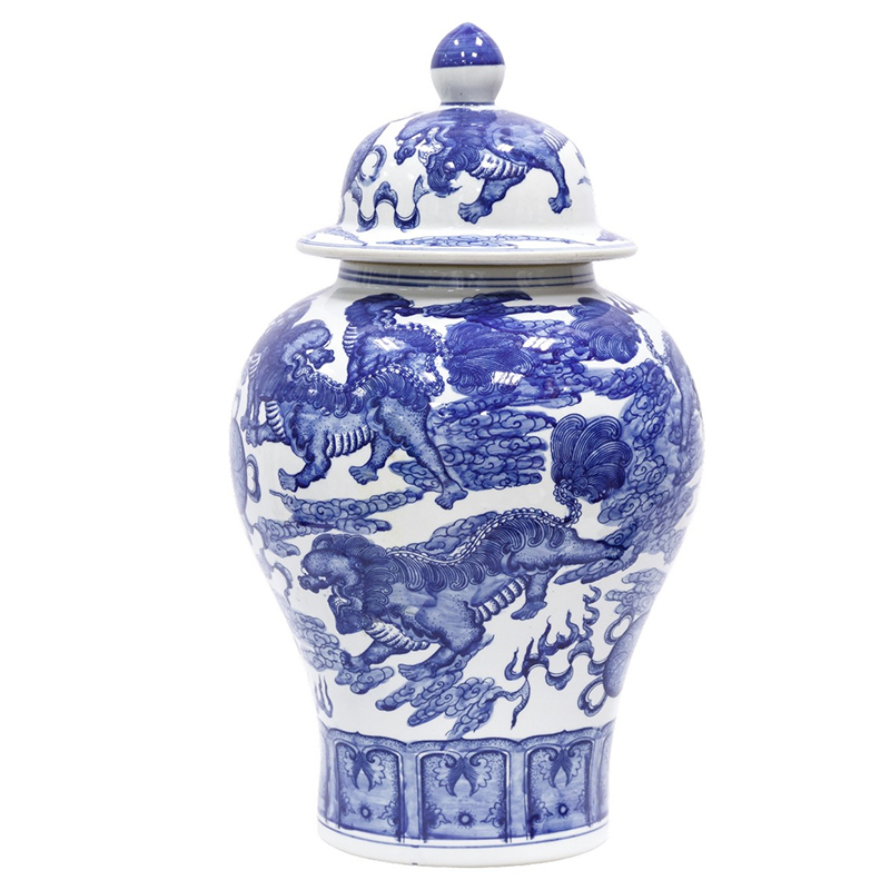 Blue White Chinese Dragon Vase     | Loft Concept 