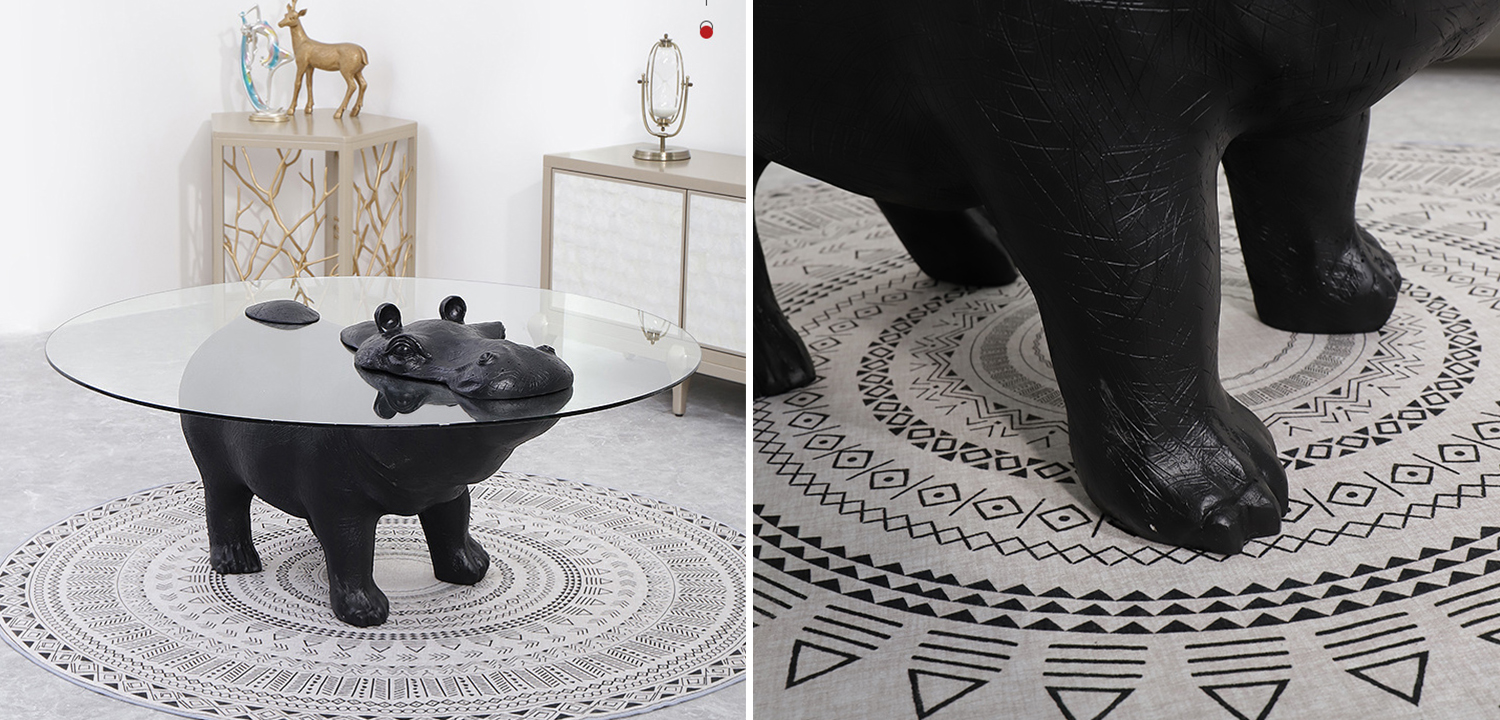 Кофейный Стол Бегемот Hippo Stands Coffee Table - фото №1