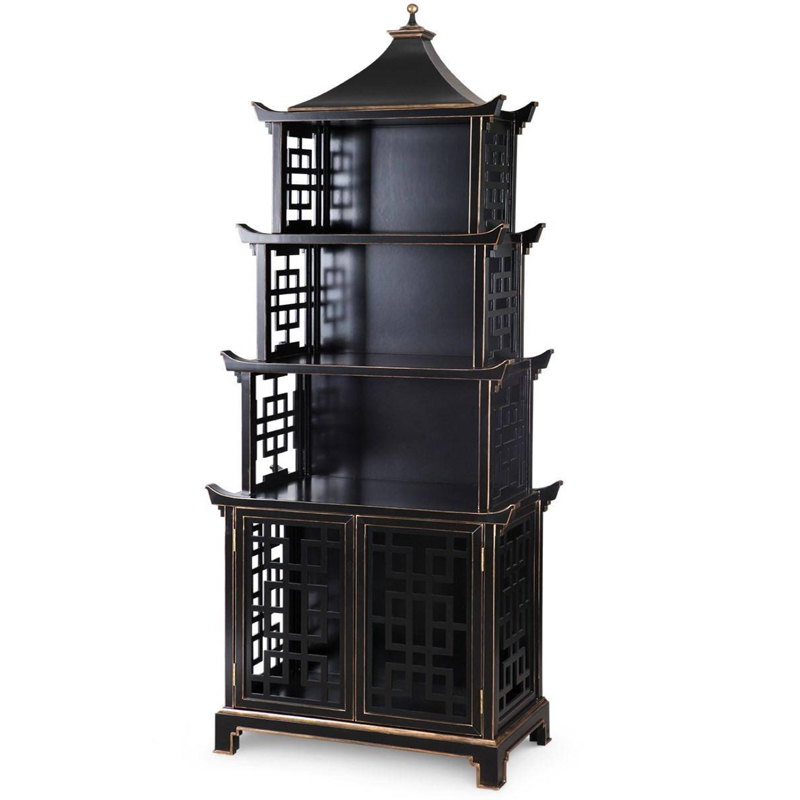    Bungalow 5 Pagoda Black Wood     | Loft Concept 