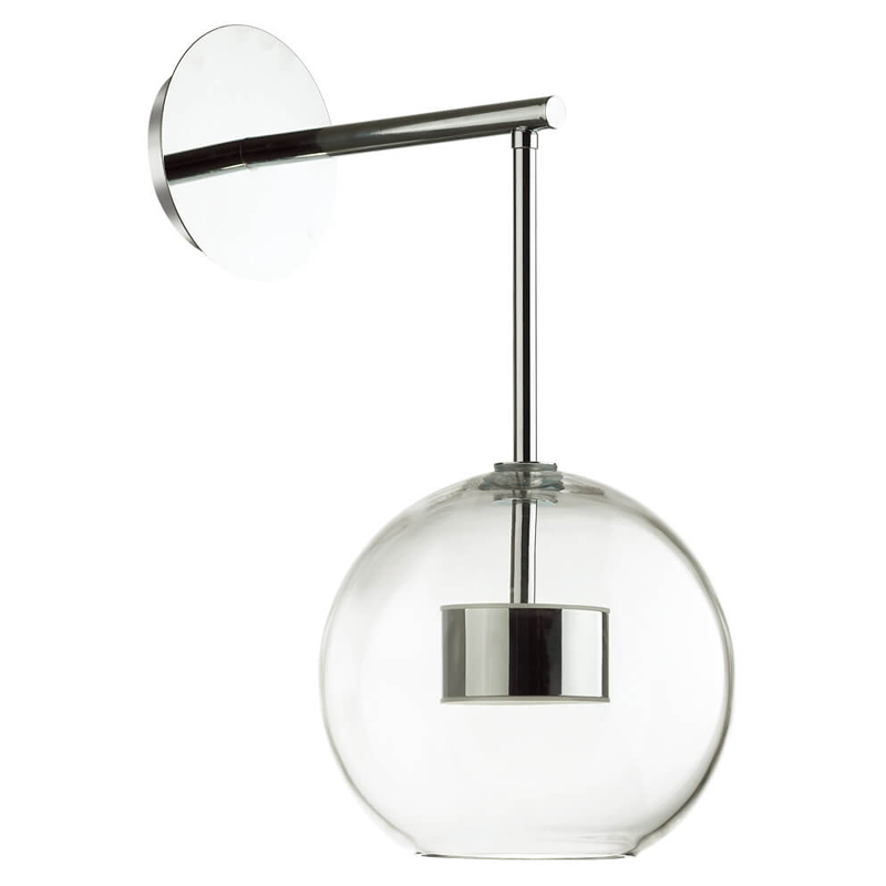  Transparent Bubble Sconce chromium     | Loft Concept 