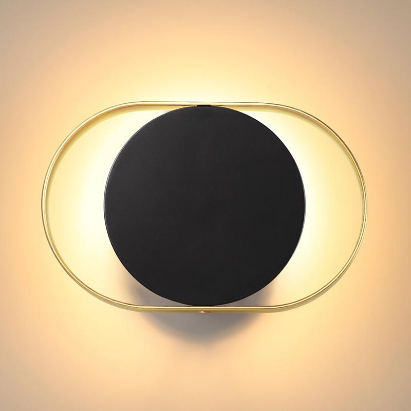  Globo Ocular Sconce Oval Black     | Loft Concept 