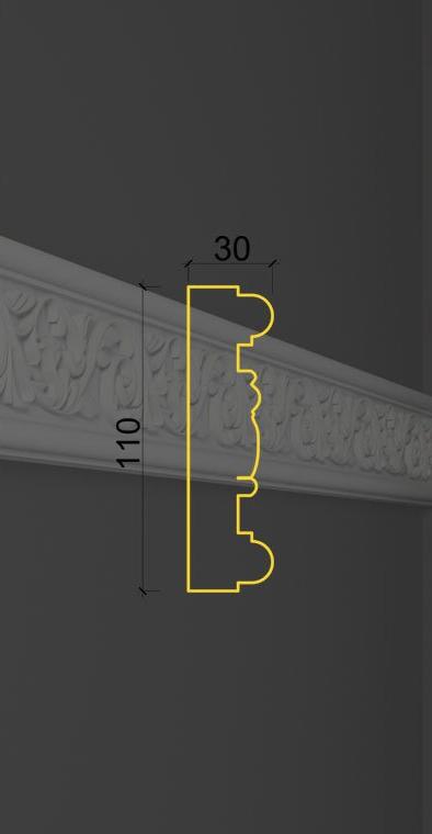 Молдинг с орнаментом MO-20 в Москве