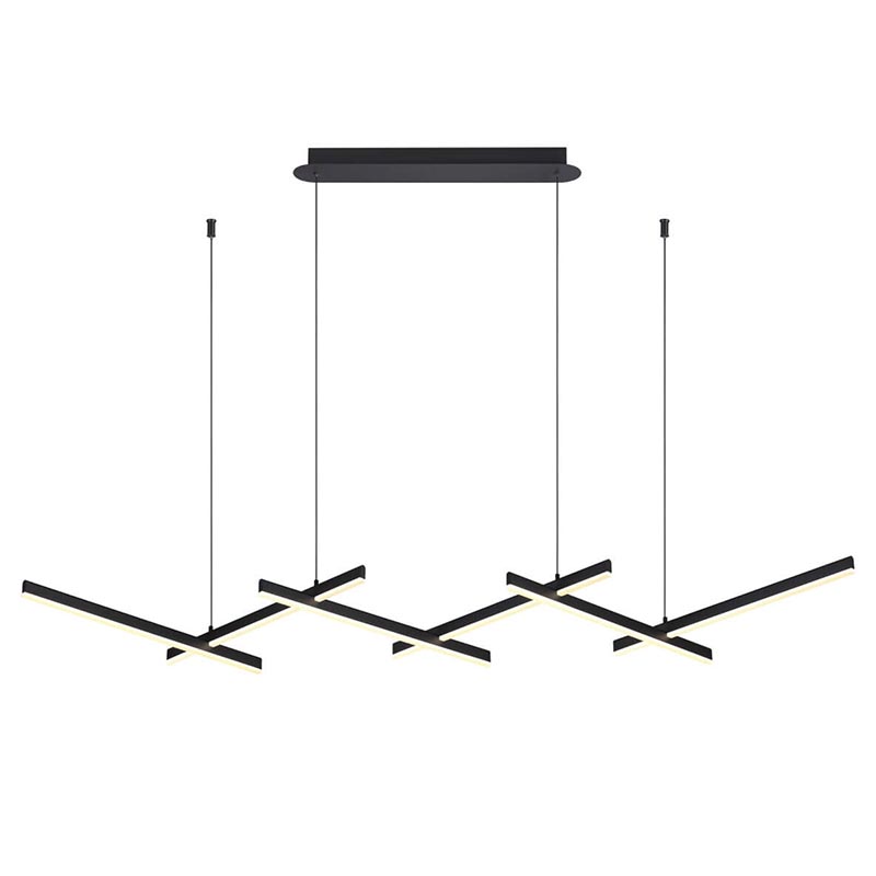 

Люстра Rolf Black Lines Linear Chandelier