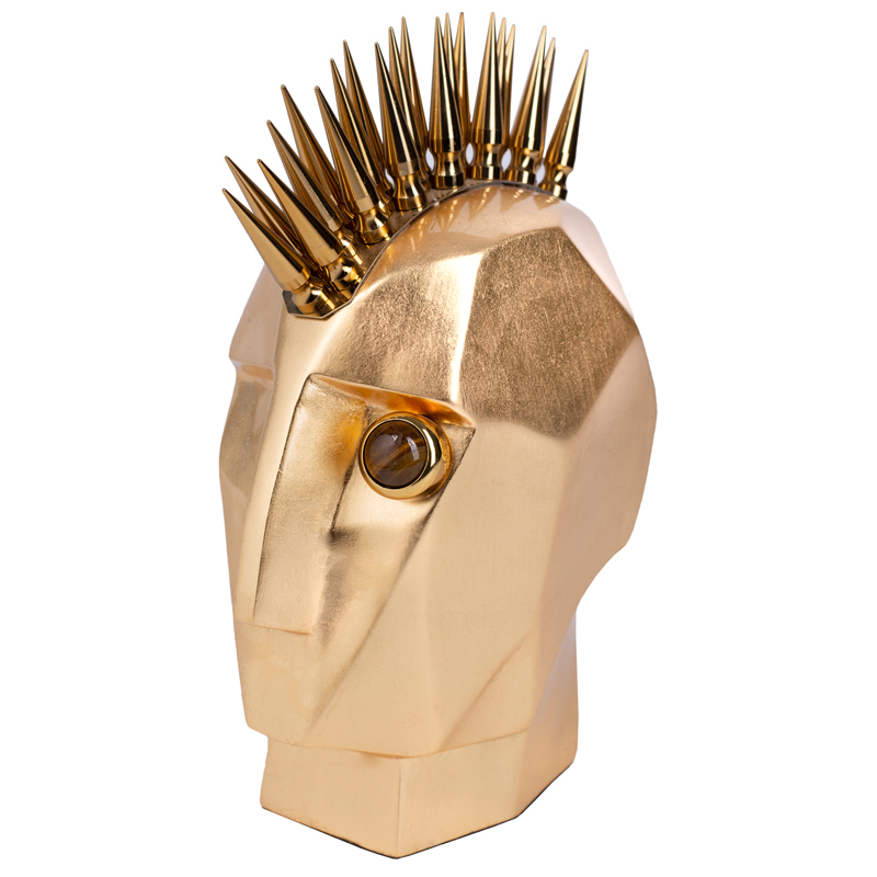  Kelly Wearstler Head Trip Sculpture Gold      | Loft Concept 